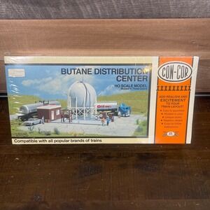CON-COR HO Scale Model Distribution Center Kit 1704 Train Layout Scenery